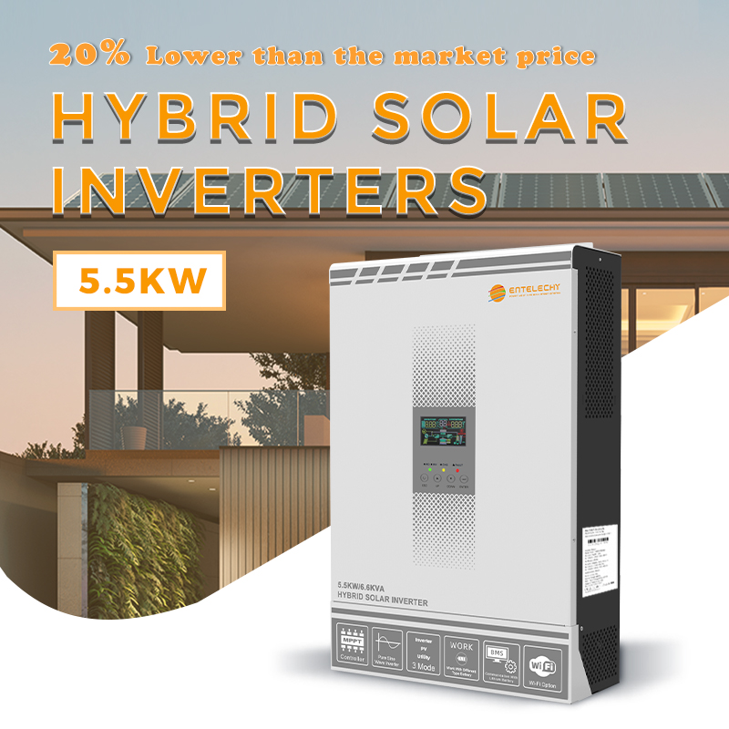 HIGH FREQUENCY HYBRID SOLAR INVERTER BST-HPL-5.5KW