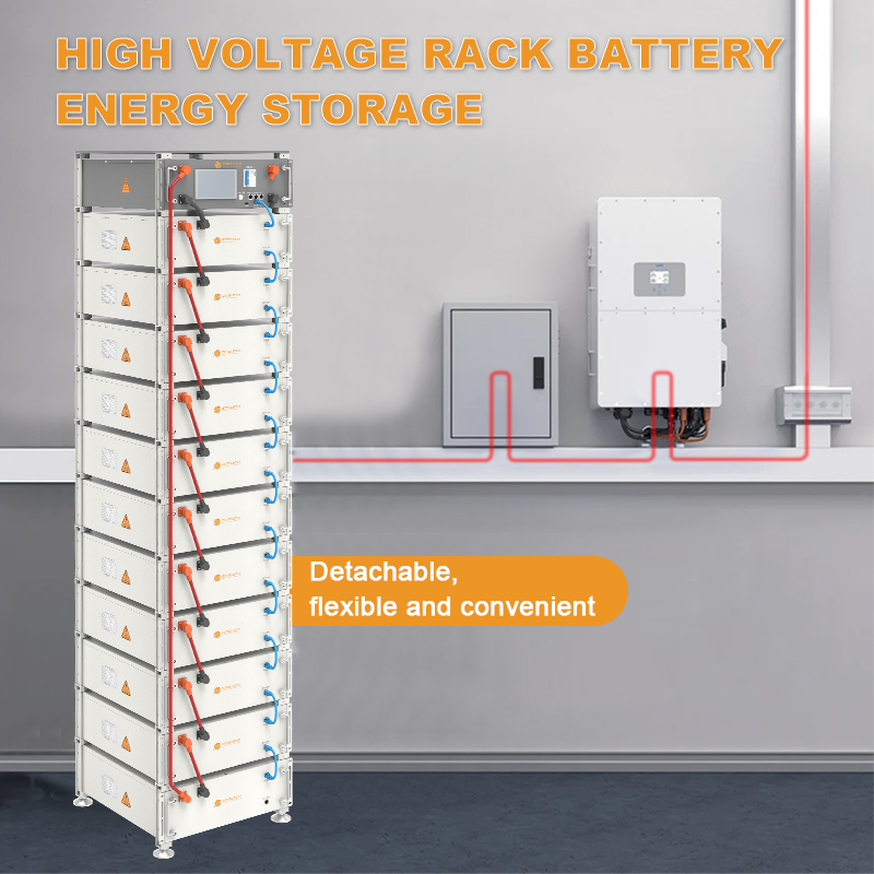 HIGH VOLTAGE RACK BATTERY ENERGY STORAGE 25.6KWH-61.44KWH